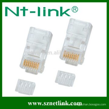 Alta calidad Cat6 Modular Plug con insertar la red 8P8C